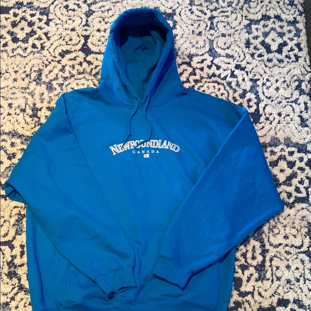 Newfoundland Canada Blue Hoodie
